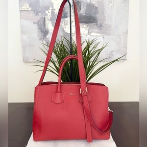 Furla Red Satchel/Crossbody